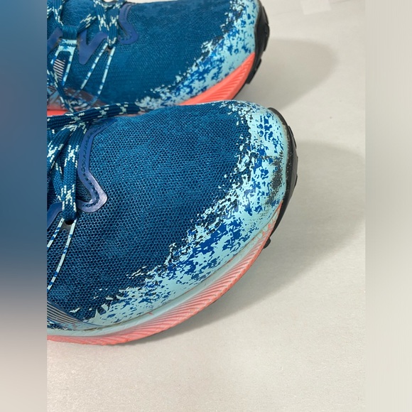 ASICS Womens Fuji Lite 2 Blue Running Shoes Deep Sea Teal Size 11.5 - Picture 7 of 9